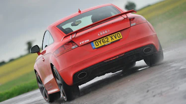 2013 Audi TT RS Plus red rear