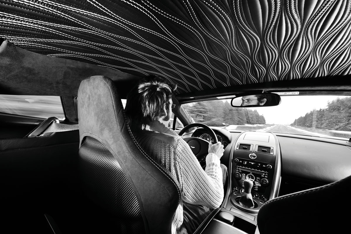 Aston Martin V12 Zagato interior