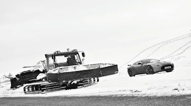 Aston Martin V12 Zagato and some farm machinery