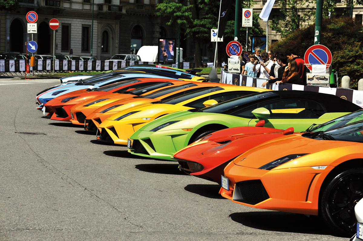 Lamborghini 50th anniversary tour video