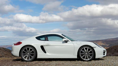 Porsche Cayman white