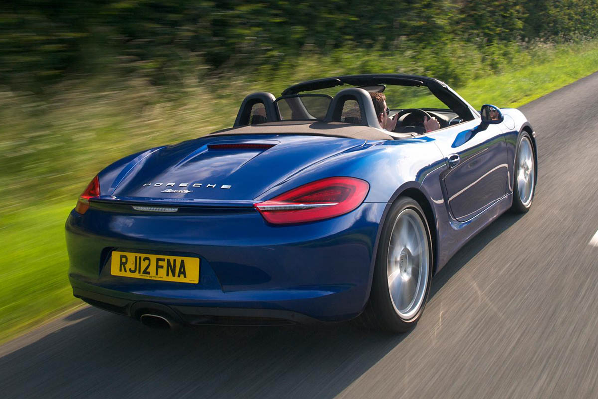 Porsche Boxster S blue
