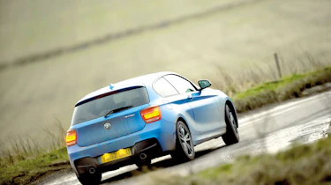 BMW M135i on the road