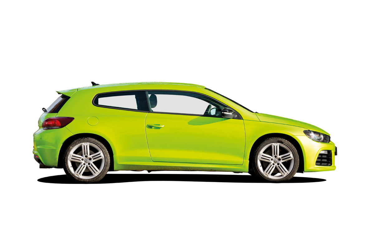 VW Scirocco R side profile