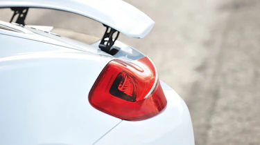 Porsche Cayman S 2013 rear light and spoiler