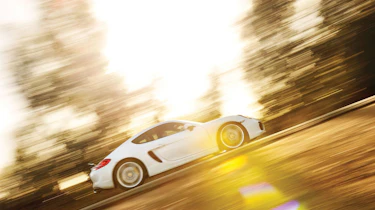 Porsche Cayman S 2013 side profile