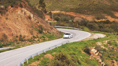 Porsche Cayman S 2013 cornering