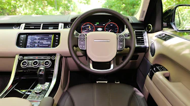 2013 Range Rover Sport Supercharged steering wheel dashboard