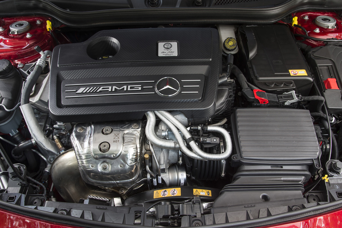 2013 Mercedes CLA45 AMG 2-litre turbo engine