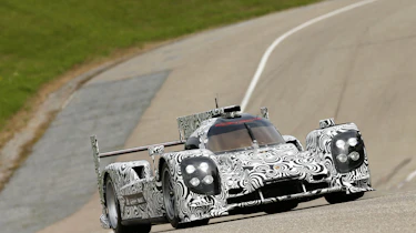 2014 Porsche LMP1 car testing Weissach