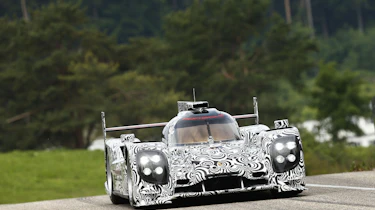 2014 Porsche LMP1 car testing Weissach