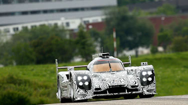2014 Porsche LMP1 car testing Weissach