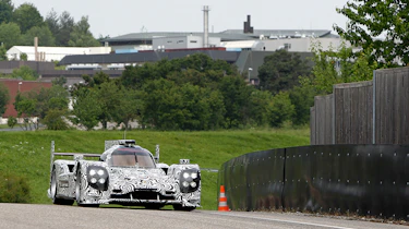 2014 Porsche LMP1 car testing Weissach