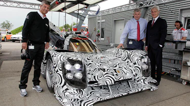 2014 Porsche LMP1 car testing Weissach