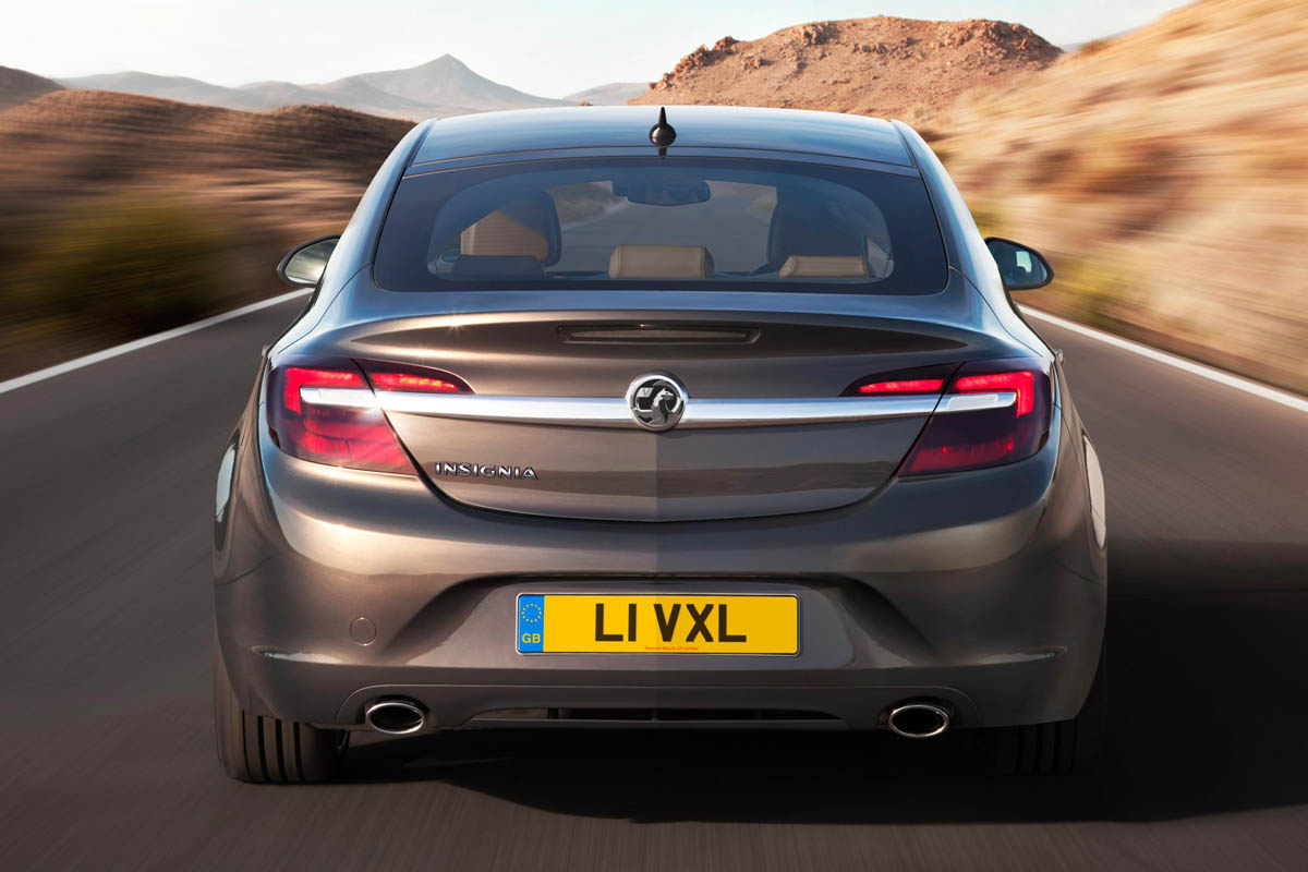 New 2013 Vauxhall Insignia rear lights