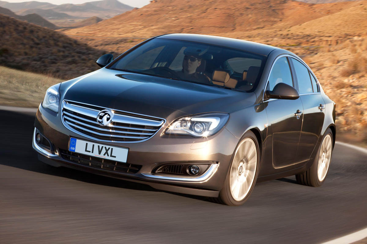 New 2013 Vauxhall Insignia front lights