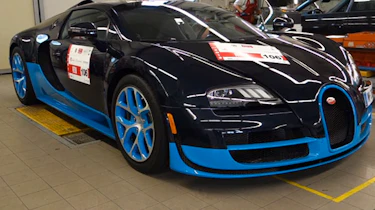 Bugatti Veyron Grand Sport Vitesse on the Mille Miglia video