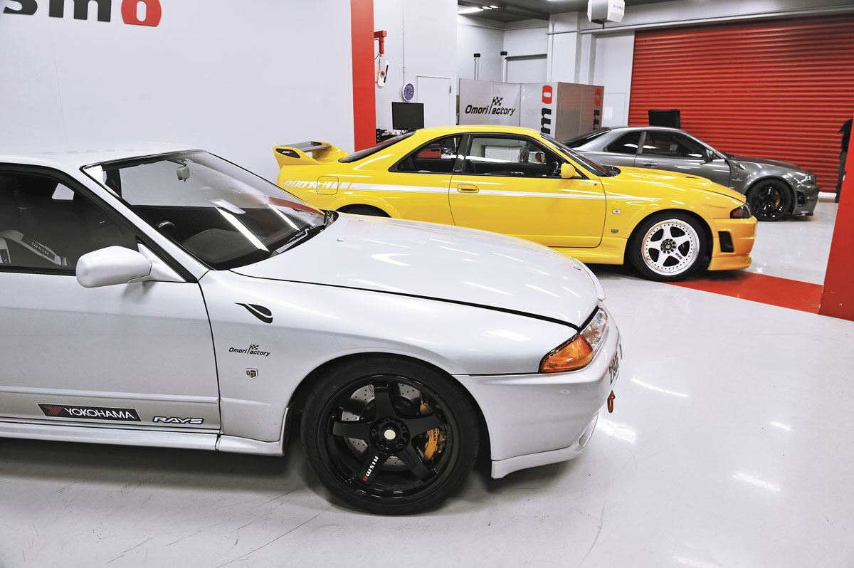 Nissan Skyline GT-Rs at the NISMO factory