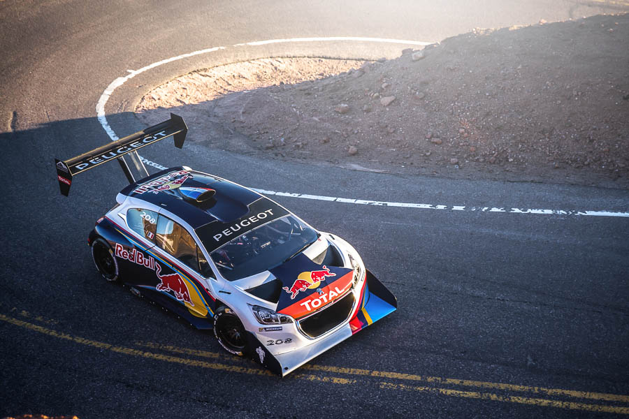 Peugoet 208 T16 video at Pikes Peak