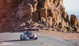 Peugoet 208 T16 video at Pikes Peak