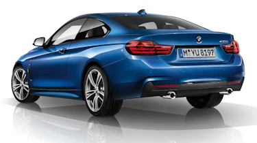 New BMW 4-series coupe M Sport rear