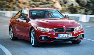 New BMW 4-series coupe red