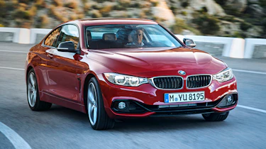 New BMW 4-series coupe red