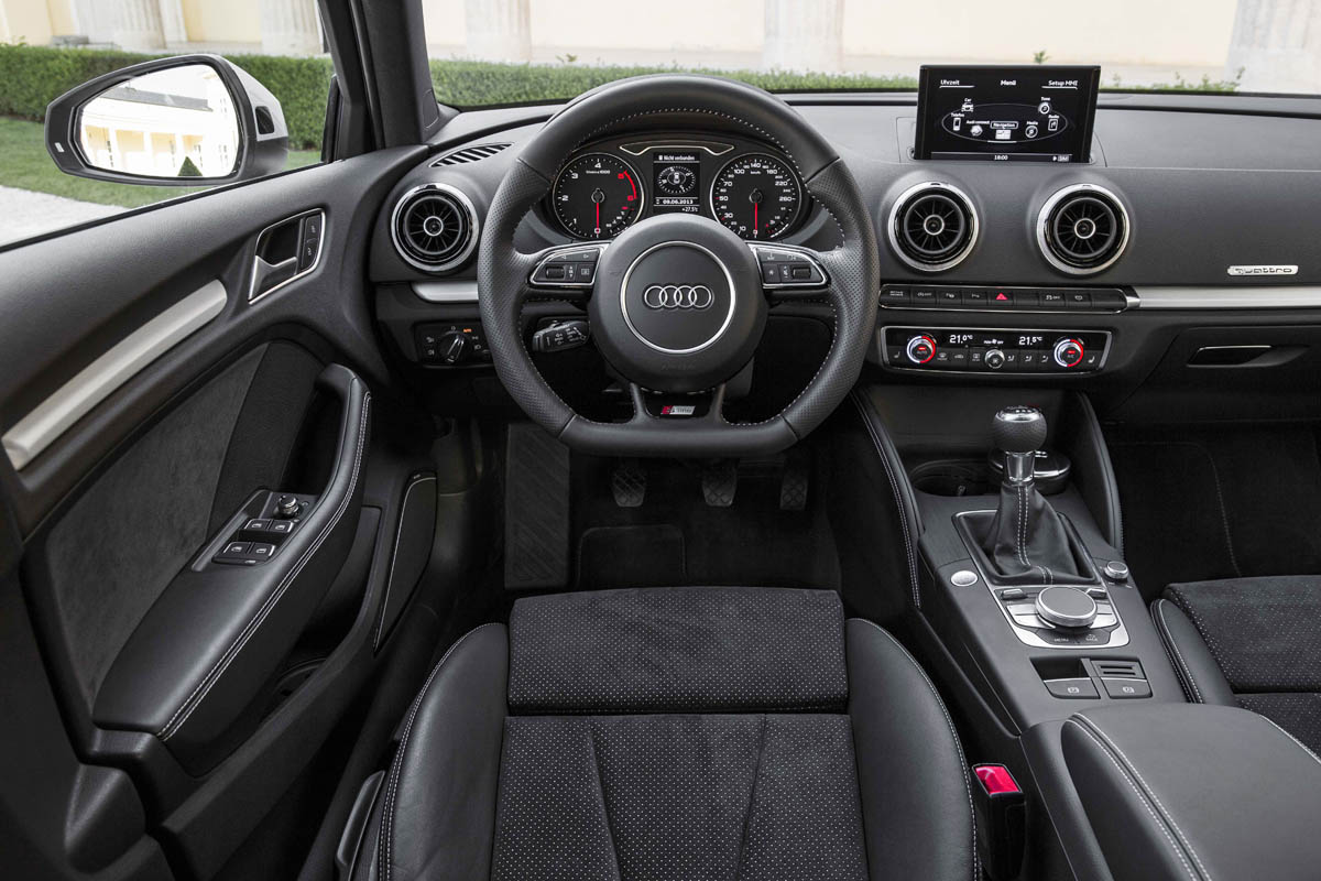 2013 Audi A3 Saloon interior dashboard steering wheel