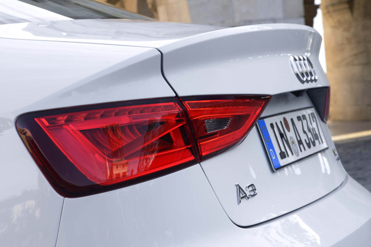 2013 Audi A3 Saloon rear bootlid spoiler