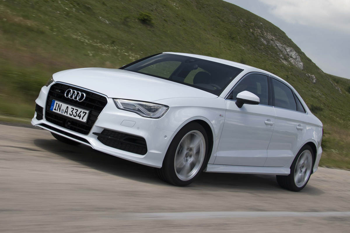 2013 Audi A3 Saloon white