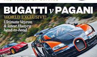 Bugatti Veyron Grand Sport Vitesse vs Pagani Huayra evo Magazine August 2013