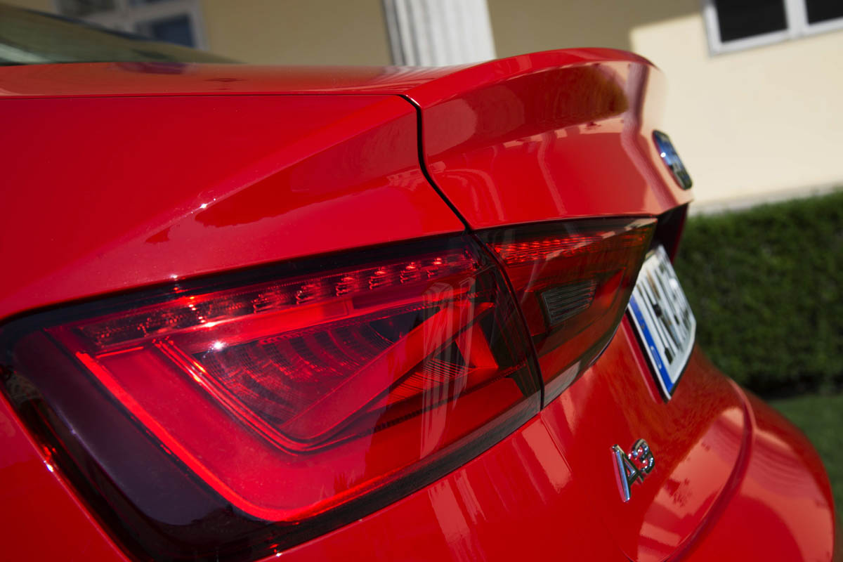 2013 Audi A3 Saloon 1.8 TFSI rear bootlid spoiler
