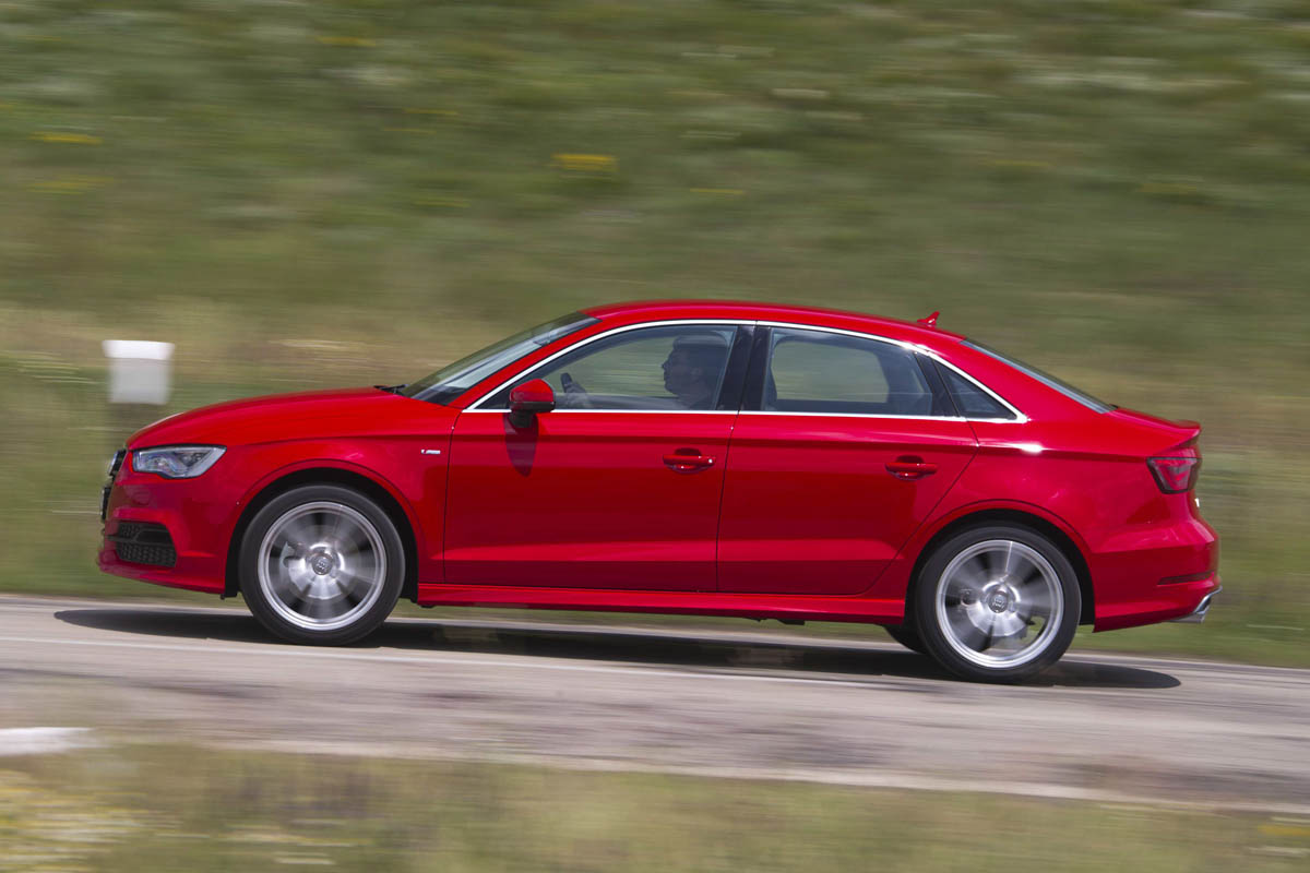 2013 Audi A3 Saloon 1.8 TFSI red