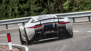 2013 Jaguar C-X75 prototype rear cornering