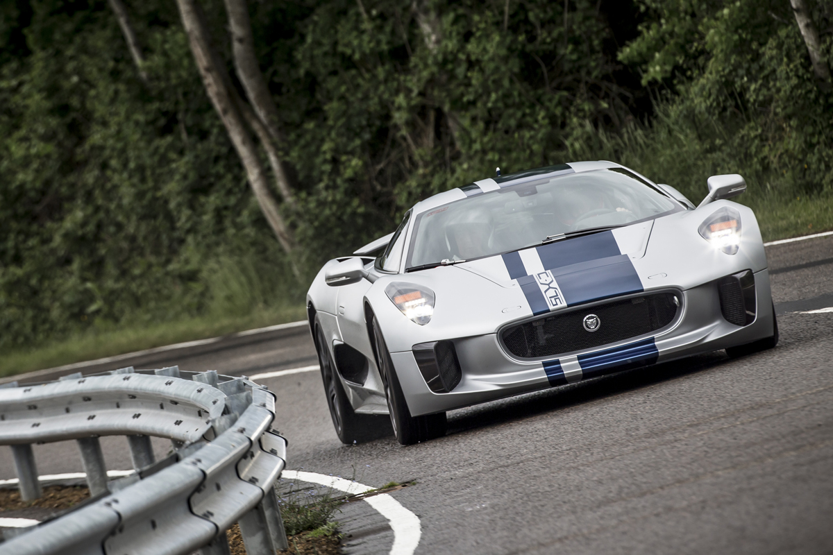 2013 Jaguar C-X75 prototype cornering front