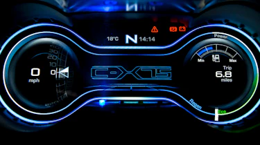 2013 Jaguar C-X75 prototype dials