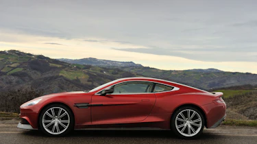 Aston Martin V12 Vanquish side profile