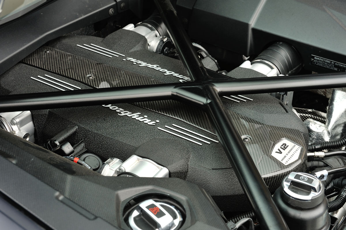 Lamborghini Aventador v12 engine