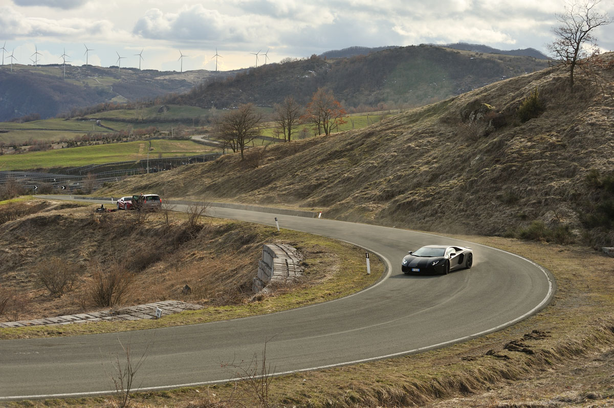 Lamborghini Aventador drift