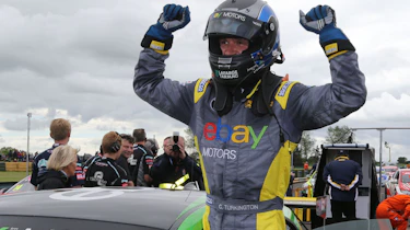 British Touring Cars Croft Colin Turkington wins