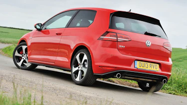 2013 VW Golf GTI mk7 red rear