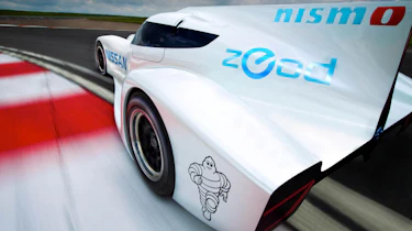 Nissan ZEOD RC electric Le Mans racer corner rear