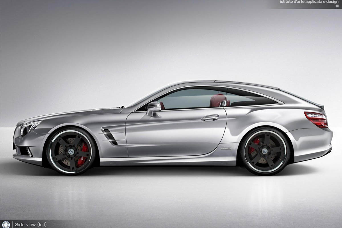 Mercedes SL Shooting Brake side profile