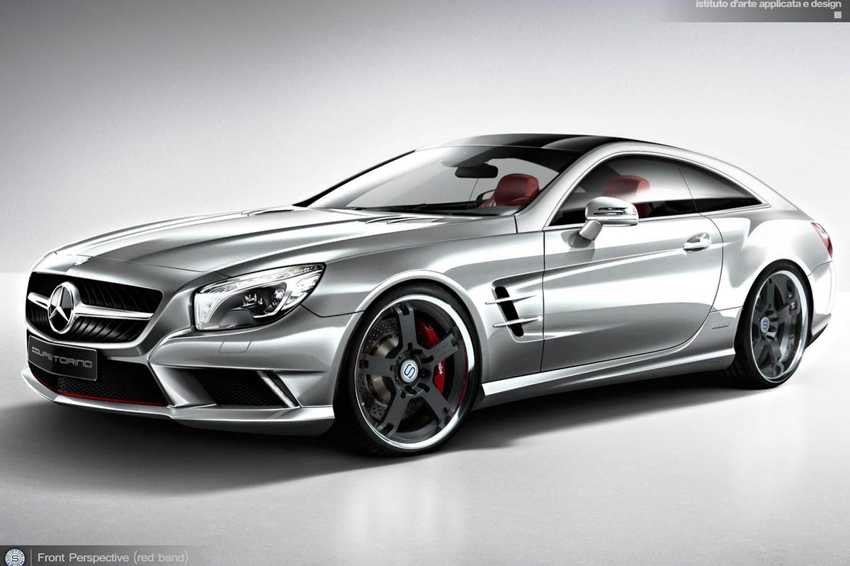 Mercedes SL Shooting Brake silver