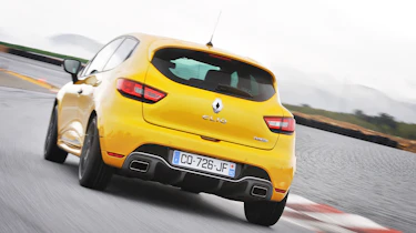 Renaultsport Clio 200 Turbo rear on track with cup chassis