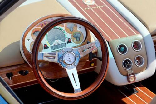 Montecarlo Rascasse supercar wood yacht interior