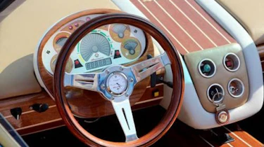 Montecarlo Rascasse supercar wood yacht interior