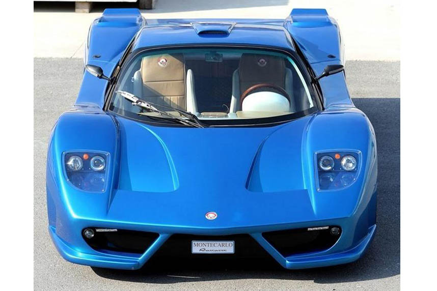 Montecarlo Rascasse supercar blue front