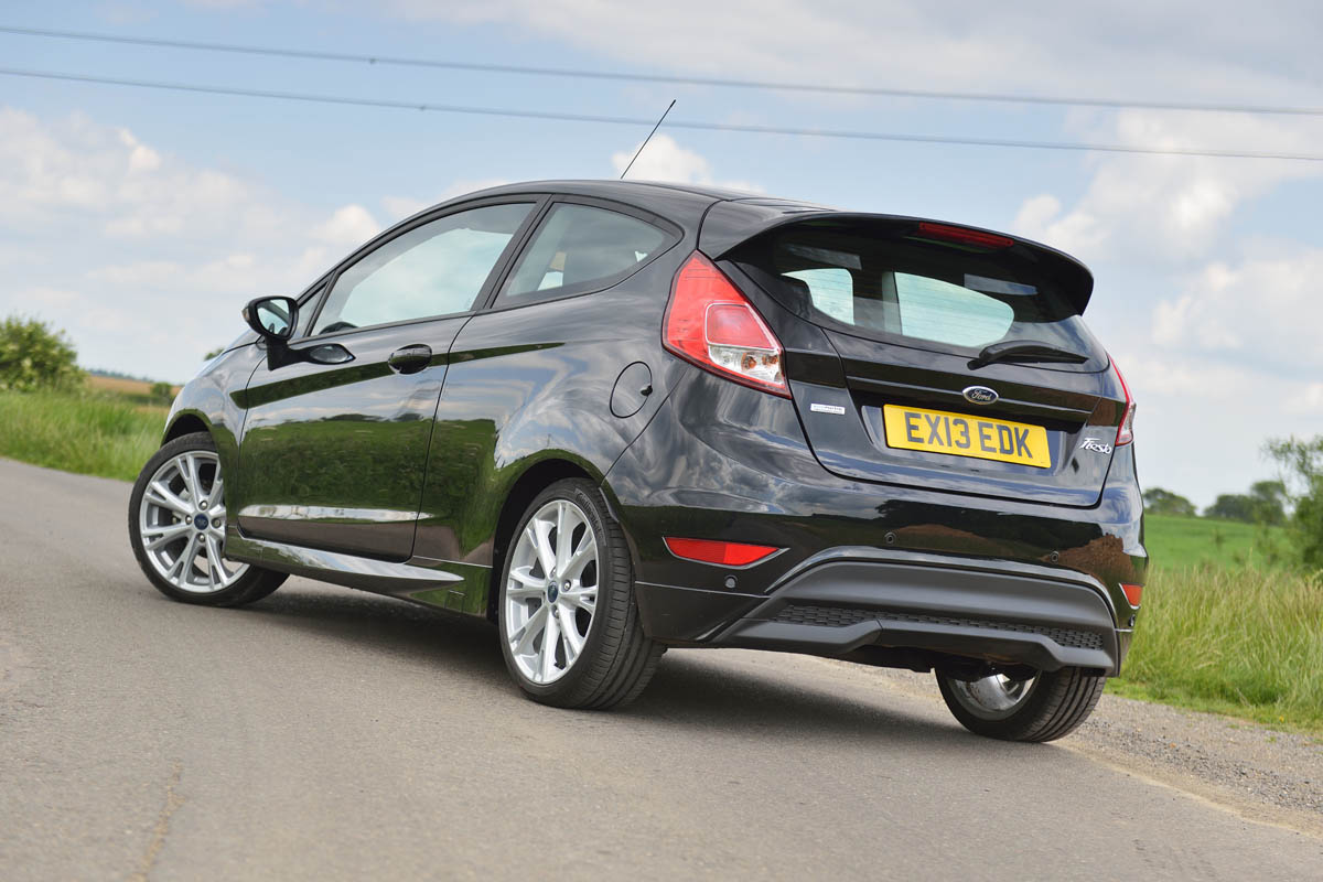 2013 Ford Fiesta 1.0 Ecoboost Zetec S Panther Black rear