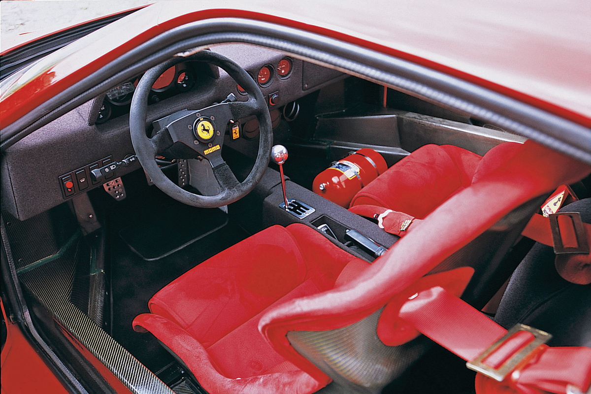 Ferrari F50 interior